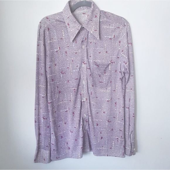 Vintage 1970s button down shirt - Picture 1 of 5